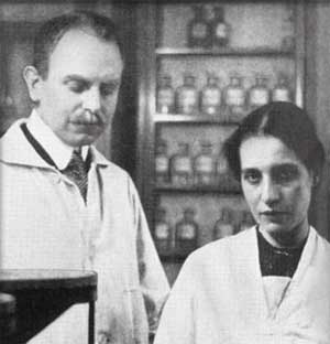 Otto Hahn y Lise Meitner