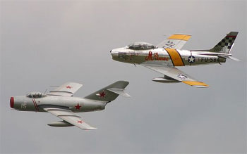 MiG-15 y F-86